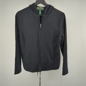 LRL Active Ralph‎ Lauren Women's XS Cotton Stretch Full Zip Up Hoodie Pullover